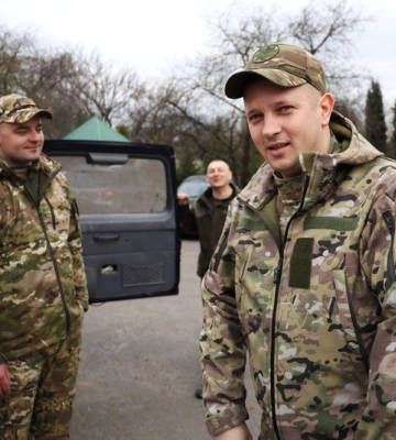 Волинські поліцейські-добровольці зі зведеного батальйону «Захід» вирушили в зону бойових дій 