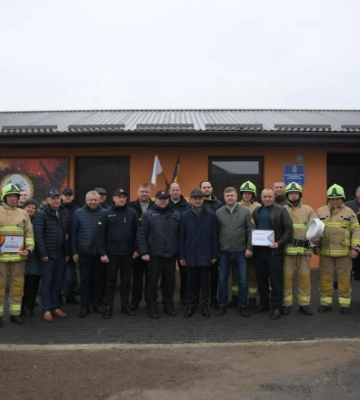 В Олександрійській громаді на Рівненщині відкрили добровільну пожежну частину