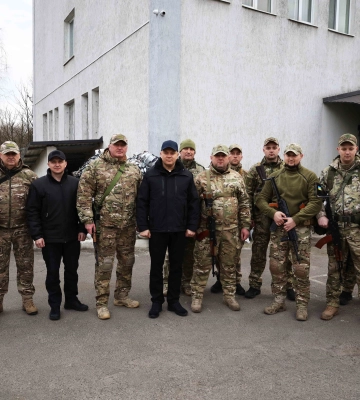 Волинські поліцейські-добровольці зі зведеного батальйону «Захід» вирушили на передову