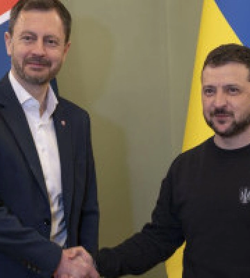 Президент Зеленський зустрівся з прем’єр-міністром Словаччини Хегером