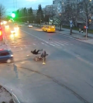 Встановили особу водія, який у Луцьку збив мотоцикліста та втік