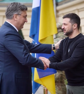 Зеленский обсудил спецтрибунал с премьером Хорватии