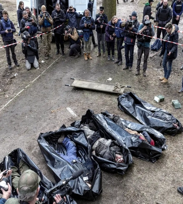 У Бучі досі неопізнані 70 тіл людей, убитих окупантами, - прокуратура