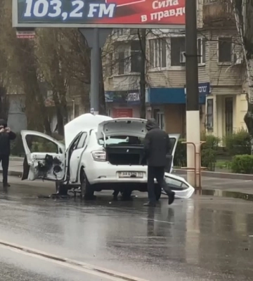 В Мелитополе взорвался автомобиль с местным коллаборационистом