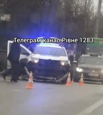 У Рівному в ДТП потрапила поліція
