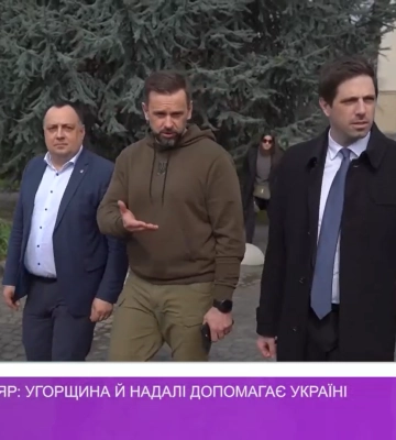 Левенте Модьор провів двосторонню розмову з Віктором Микитою під час візиту до Закарпаття