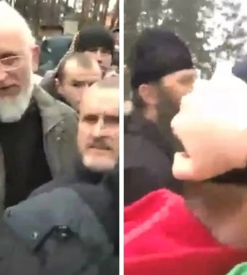 На Житомирщині піп УПЦ МП вдарив по голові дитину з прапором України