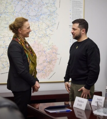 Депортація українців та збитки від агресії РФ: Зеленський зустрівся з генсеком Ради Європи