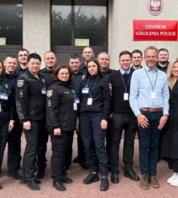 Слідчі поліції Львівщини навчалися у Польщі документуванню воєнних злочинів