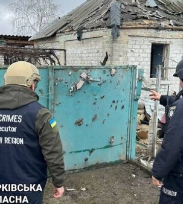 Наслідки обстрілу Куп’янська: пошкоджено будинки та господарські споруди. ФОТОрепортаж