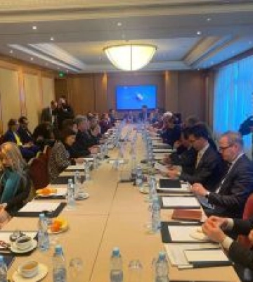 Українські парламентарі зустрілися з делегацією Комітету Європейського Союзу з політики та безпеки Українські парламентарі зустрілися з делегацією Комітету Європейського Союзу з політики та безпеки