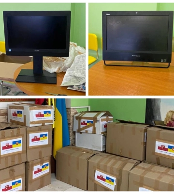 З Польщі на Рівненщину надіслали комп&#039;ютери для укриттів