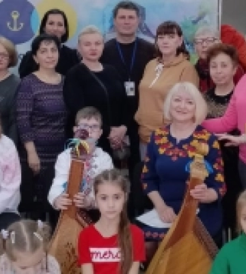 У Рівному для маріупольців влаштували зустріч з бандуристами. ФОТО