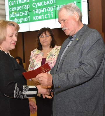У Сумській обласній раді новий депутат