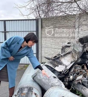 У Дніпрі показали уламки ракет, якими росія атакувала місто і область (Фото)