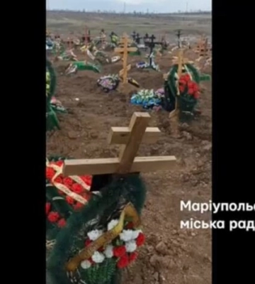 У Маріуполі смертність зростає, на Старокримському цвинтарі - сектор свіжих поховань