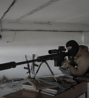 Нічне полювання: як снайпери знищують окупантів під Бахмутом (відео)