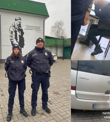 Рівненські патрульні супроводили до лікарні жінку з кровотечею