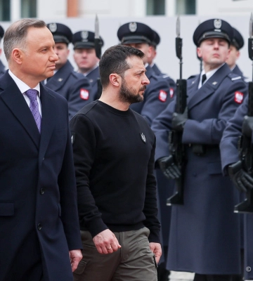 Визит Зеленского в Польшу: Дуда высказался о гарантиях безопасности для Украины от НАТО (видео)