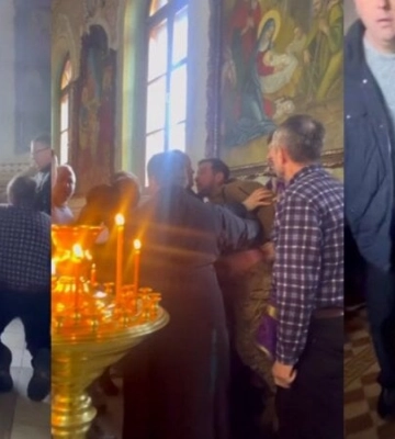 «Бил иподиакон и люди в штатском». Соня Кошкина рассказала об избиении военного во время службы в церкви в Хмельницком