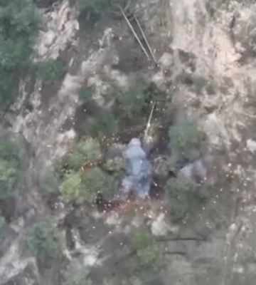 Бійці 406-ї ОАБр ВМС знищили ворожу гармату &quot;Гіацинт-Б&quot;, що обстрілювала Херсонщину. ВIДЕО