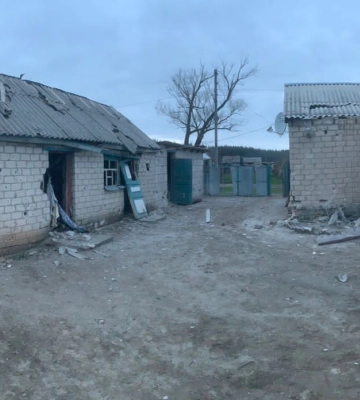 Жилые дома на Харьковщине повреждены из-за обстрела армии рф 