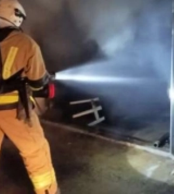 У Вараші трапилась пожежа в гаражному кооперативі