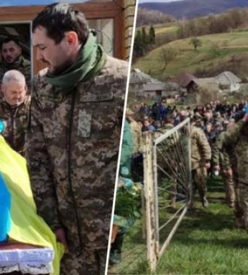 8 дітей залишились сиротами: на Закарпатті поховали загиблого воїна Івана Богдана