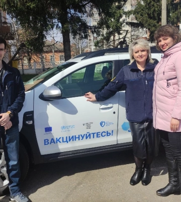 Полтавський обласний центр контролю та профілактики хвороб отримав від ВООЗ позашляховик