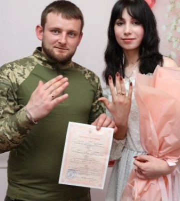 Війна коханню не завада: на Волині одружився захисник України