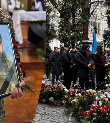 На Закарпатті провели в останній шлях полеглого на війні Артура Пашкуляка (ФОТО)