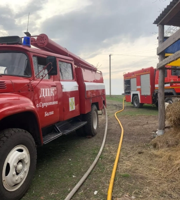 У Полтавському районі під час пожежі у вогні загинули свійські тварини