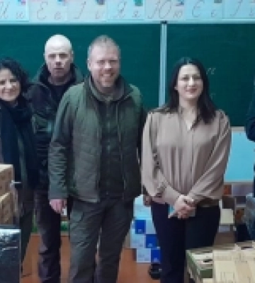 Латвійські волонтери та волинські лісівники підтримали особливих діток у Головненській спецшколі