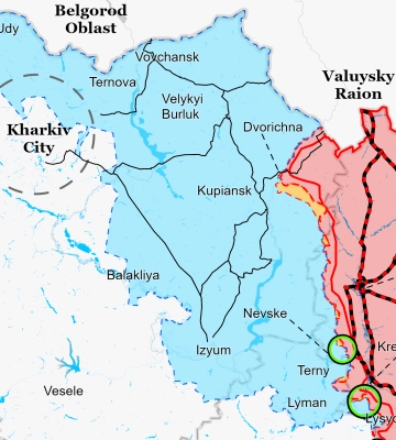 РФ продолжает атаковать на линии Купянск-Сватово-Кременная. Информация ISW