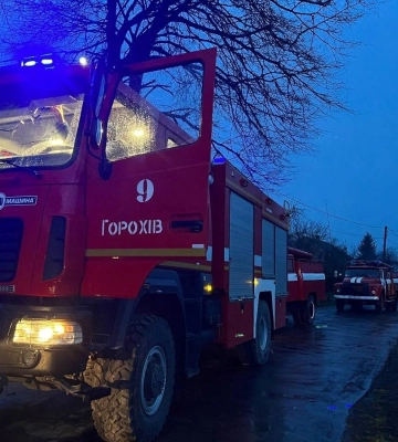 У Луцькому районі горів житловий будинок 