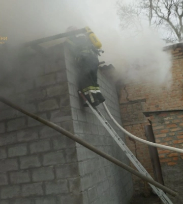 На Кіровоградщині горів житловий будинок