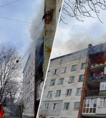 В Киевской области произошел пожар: загорелась многоэтажка