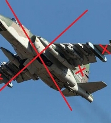 Силы обороны Украины уничтожили вражеский самолет Су-25