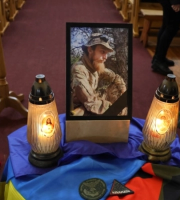 У Запоріжжі попрощалися з загиблим під Бахмутом відомим активістом, учасником Революції Гідності