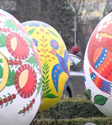 У Рівному з&#039;явився писанковий сад (ВІДЕО)