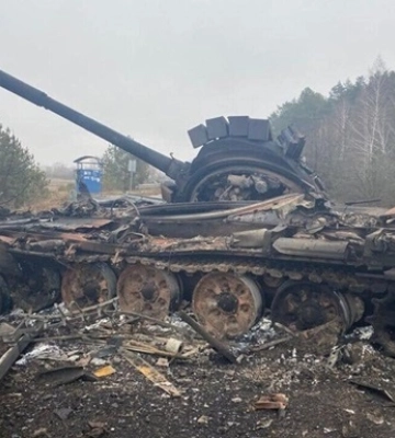 Бійці ССО показали знищення танка окупантів