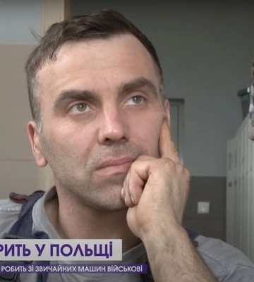 Волонтерить у Польщі: сільський учитель із Волині робить авто для ЗСУ