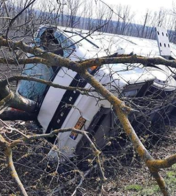 У Молдові злетів з траси автобус, що їхав до Києва