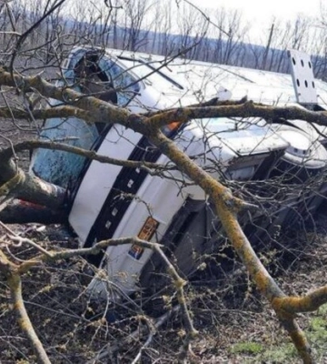 У Молдові перекинувся автобус, що прямував до Києва, є потерпілі