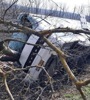 У Молдові перекинувся автобус, який прямував до Києва