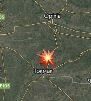 6 гучних вибухів прогриміло в районі окупованого Токмака, - Федоров