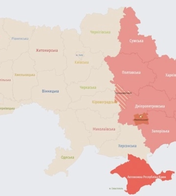 По Україні шириться повітряна тривога