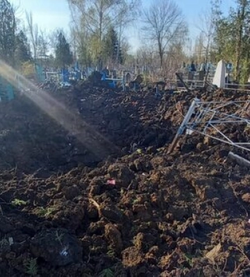 Рашисты обстреляли кладбище в Краматорске, - мэр Гончаренко. ФОТО