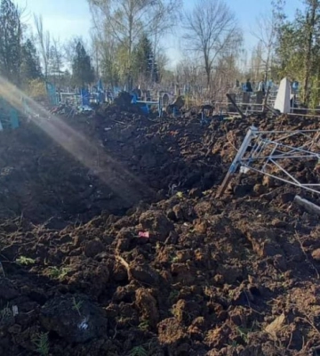 Рашисти обстріляли цвинтар у Краматорську, - мер Гончаренко. ФОТО