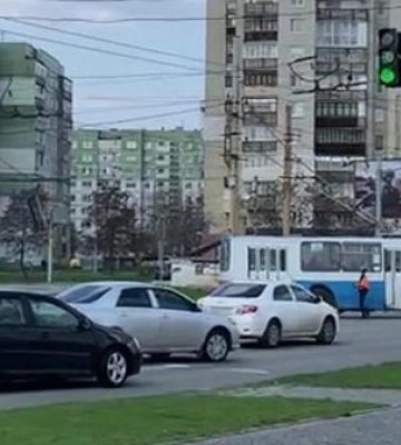 У Сумах ДТП з тролейбусом